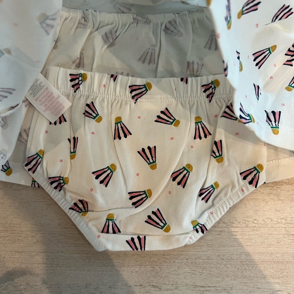 BRAND NEW Petit Lem Matching Dress / Bloomers Set, Size 3 Months - Picture 6 of 11